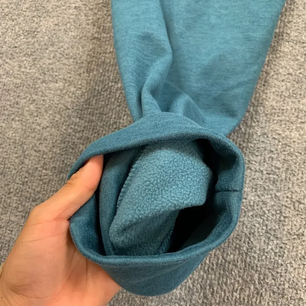 The North Face Joggers Mens M Medium Teal Blue Reaxion Fleece Drawstring Pants
